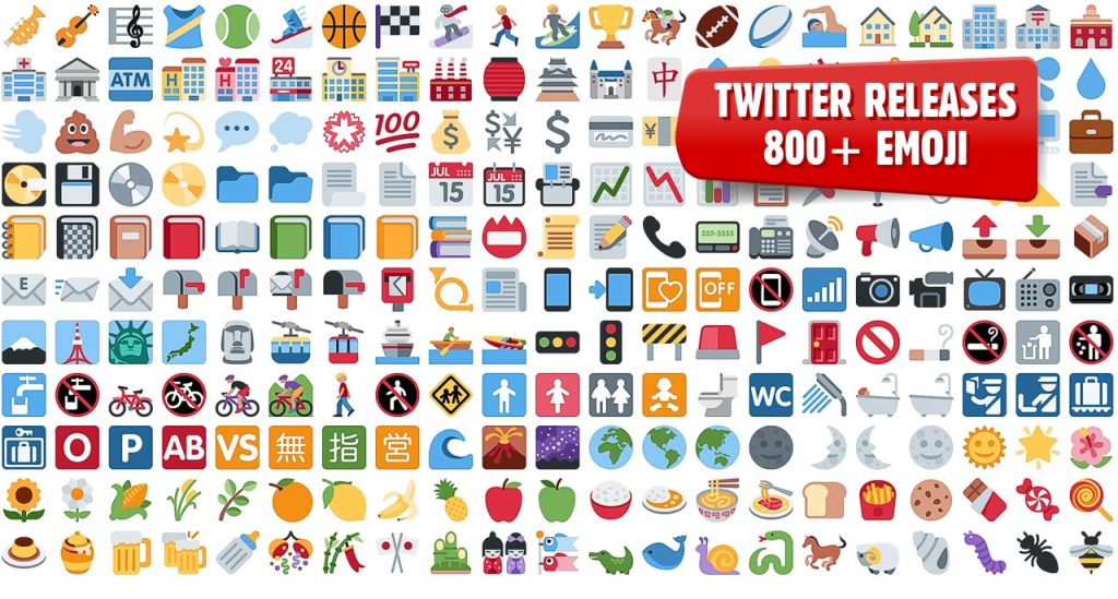 Emoji: Twitter Open Sources 872 Graphics For You To Use In Your Next